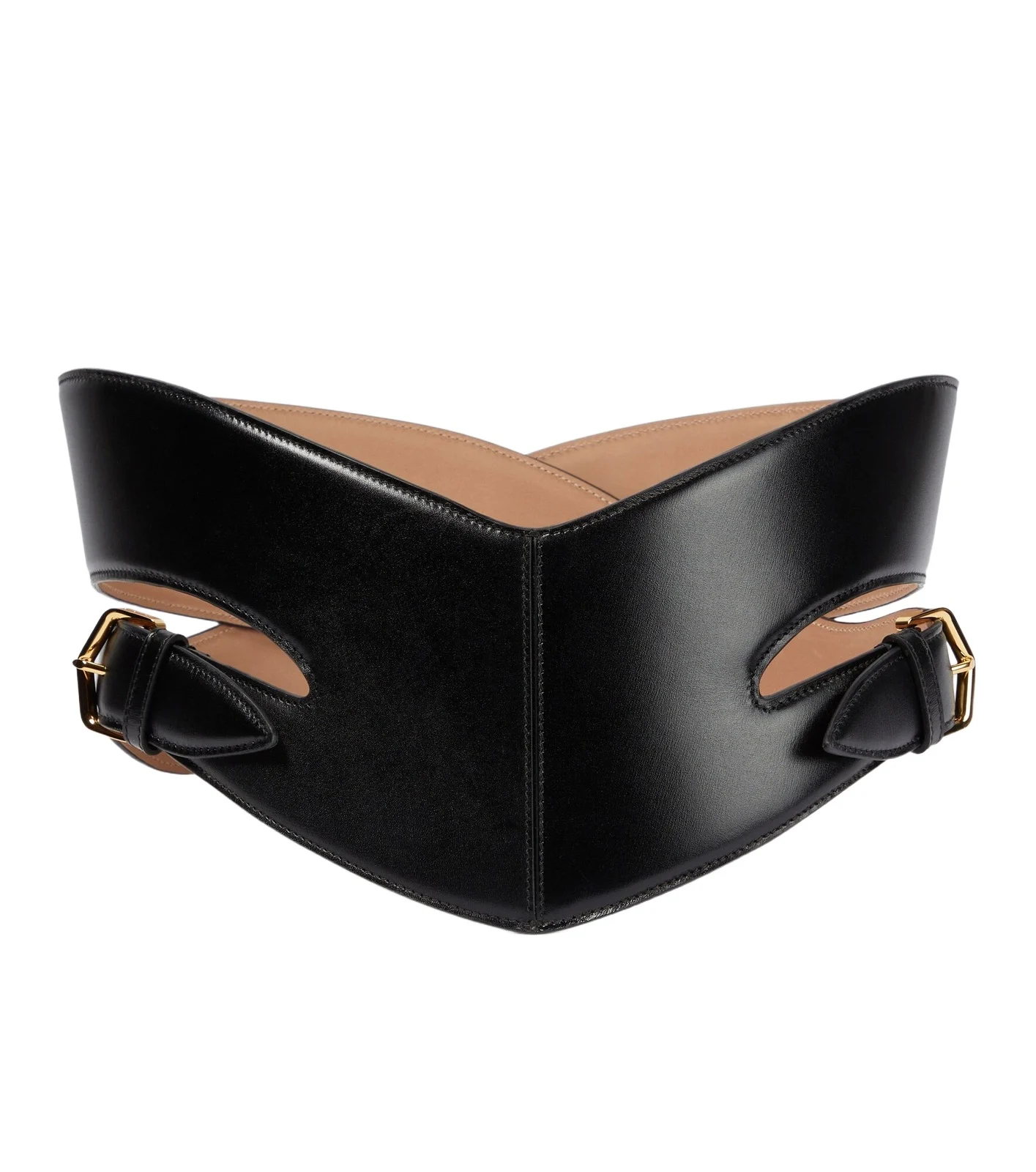 Cut-out leather belt Cut-out leather belt