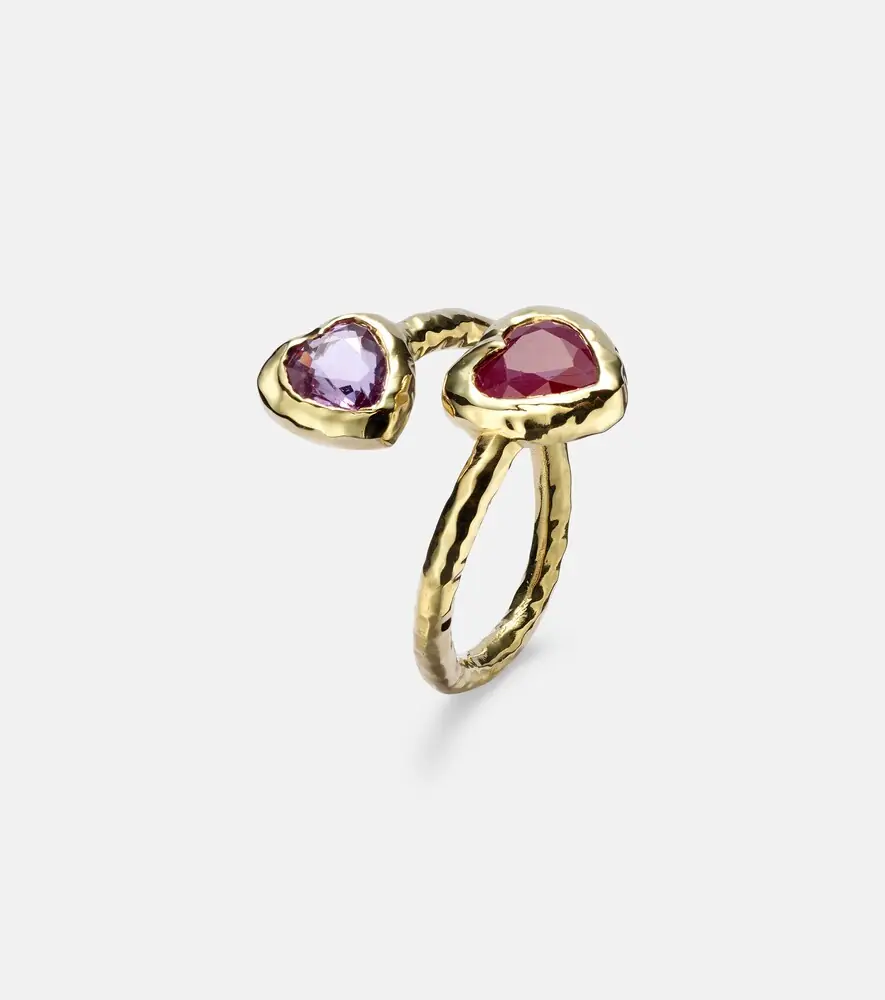 Octavia Elizabeth Moi and Toi 18kt gold ring with sapphires and rubies | Thumbnail 5 Octavia Elizabeth Moi and Toi 18kt gold ring with sapphires and rubies | Thumbnail 5