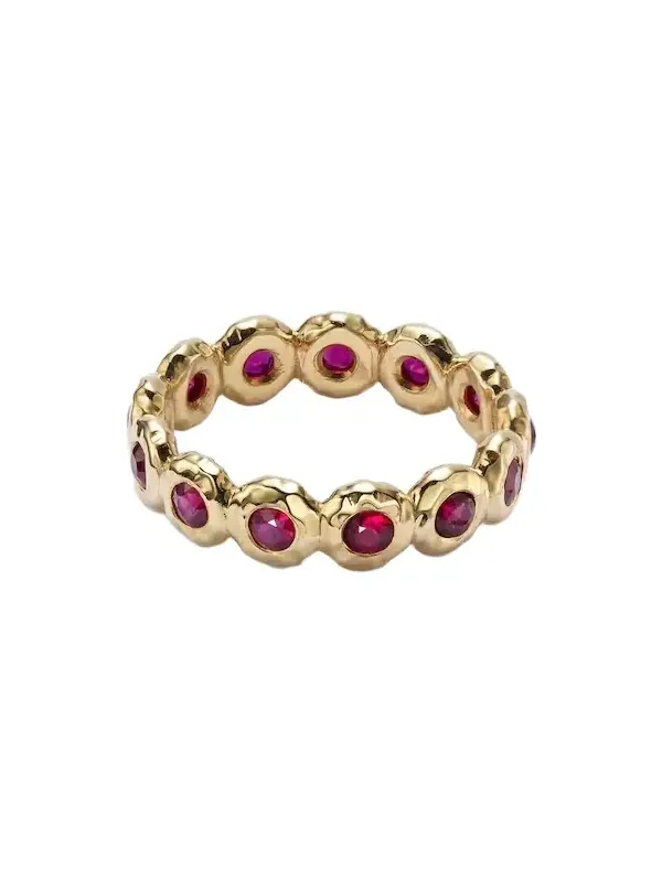 Nesting Gem 18kt gold eternity ring with rubies Nesting Gem 18kt gold eternity ring with rubies
