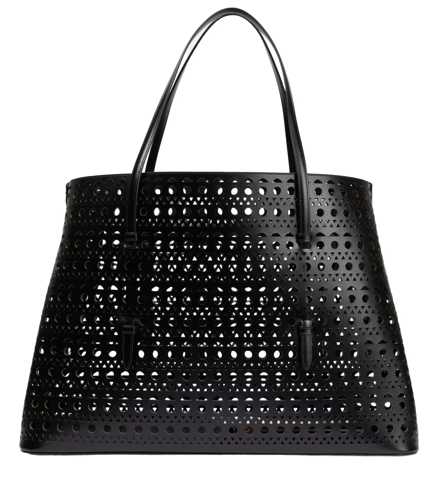 ALAÏA ALAÏA Mina 50 Large leather tote bag