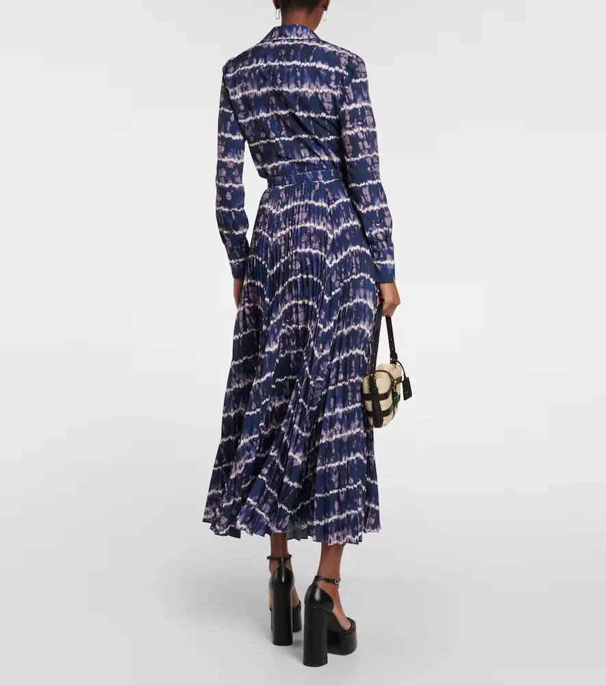 Altuzarra Sif printed pleated maxi skirt | Thumbnail 3 Altuzarra Sif printed pleated maxi skirt | Thumbnail 3