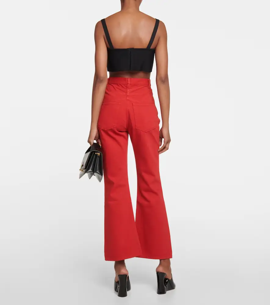 Alaïa Alaïa High-rise bootcut jeans | Thumbnail 3