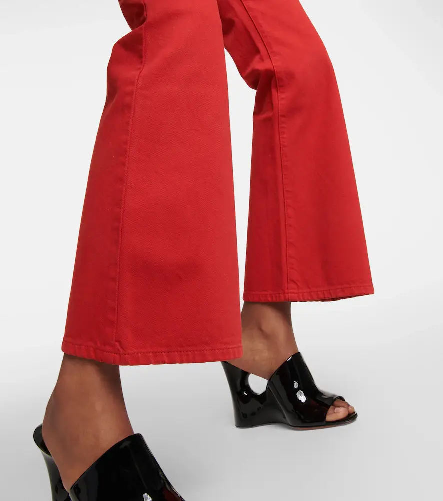 Alaïa Alaïa High-rise bootcut jeans | Thumbnail 4