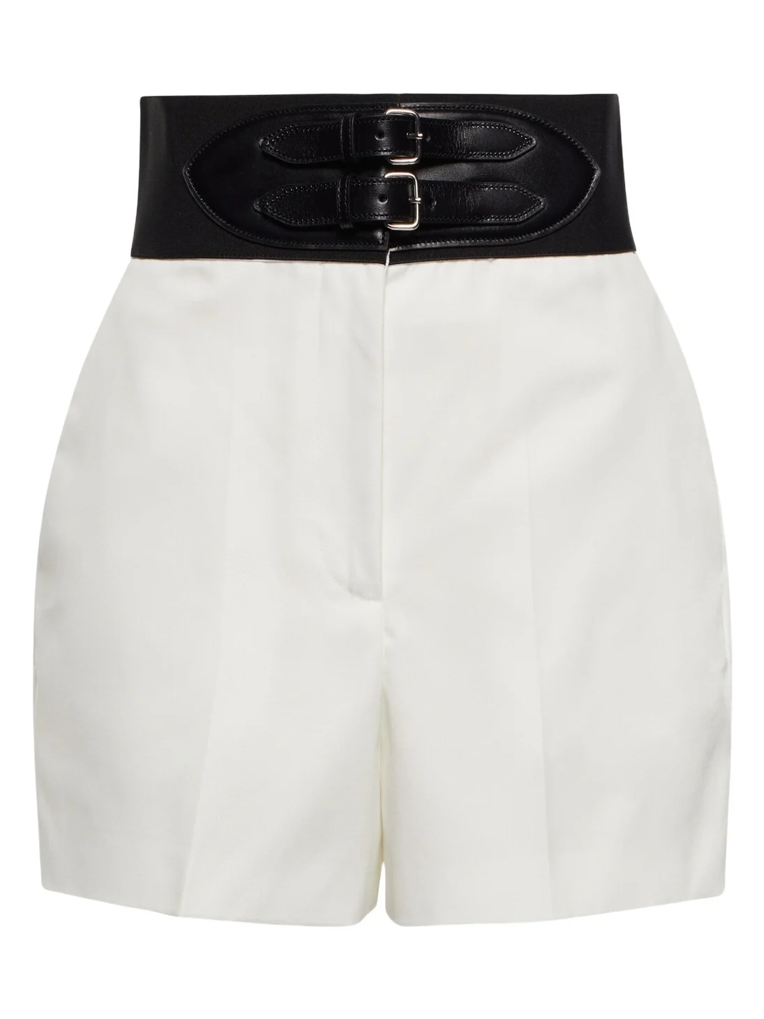 Belted high-rise shorts Belted high-rise shorts