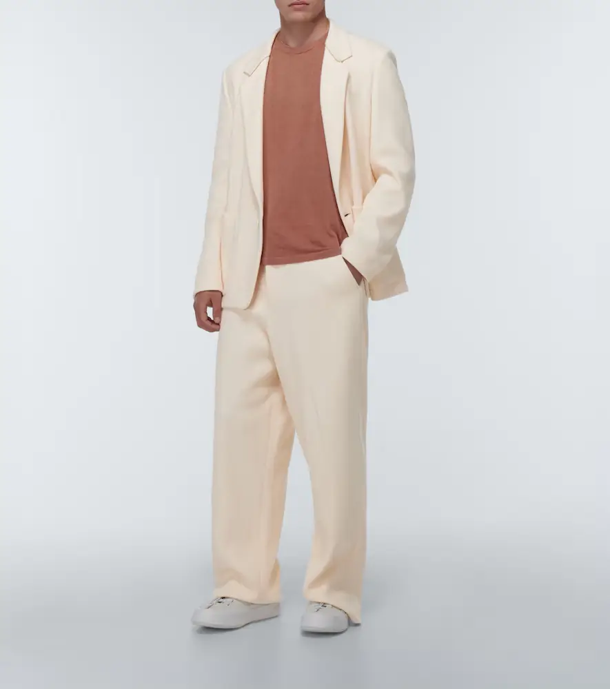 Zegna Straight cotton bouclé pants | Thumbnail 5 Zegna Straight cotton bouclé pants | Thumbnail 5
