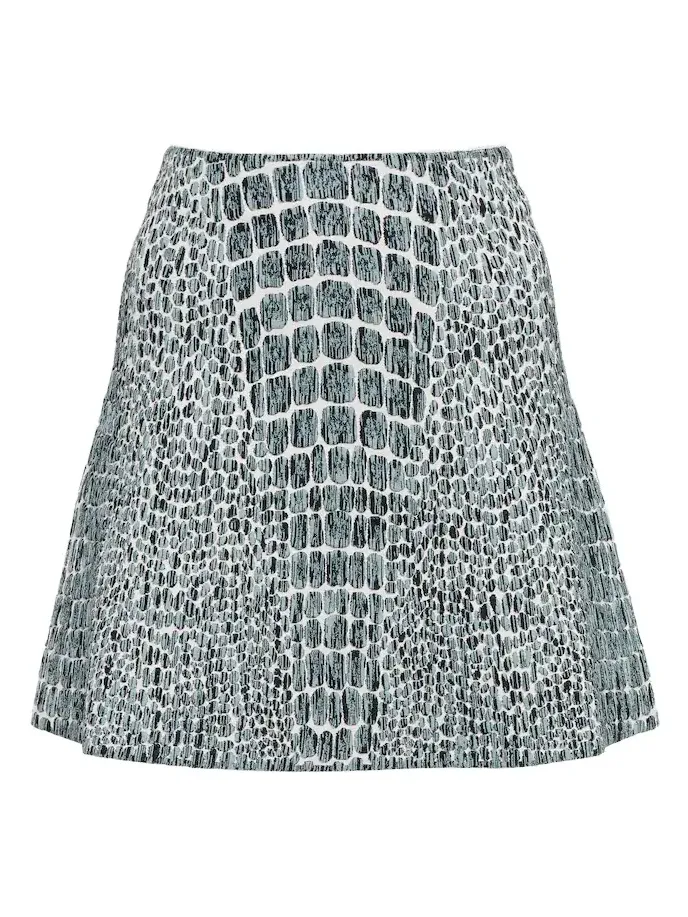 Alaïa Printed jacquard miniskirt Alaïa Printed jacquard miniskirt