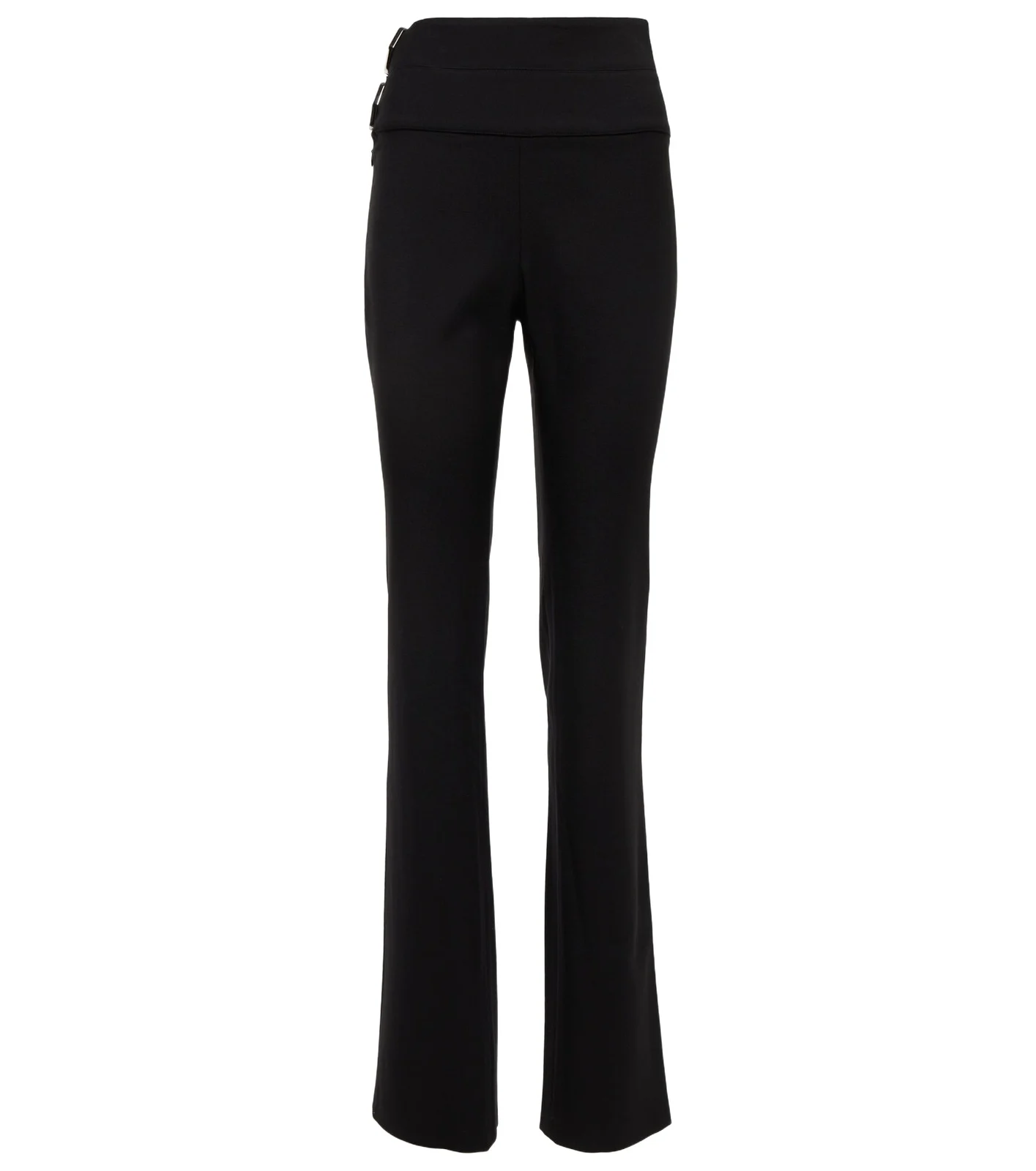 ALAÏA Belted straight wool pants ALAÏA Belted straight wool pants