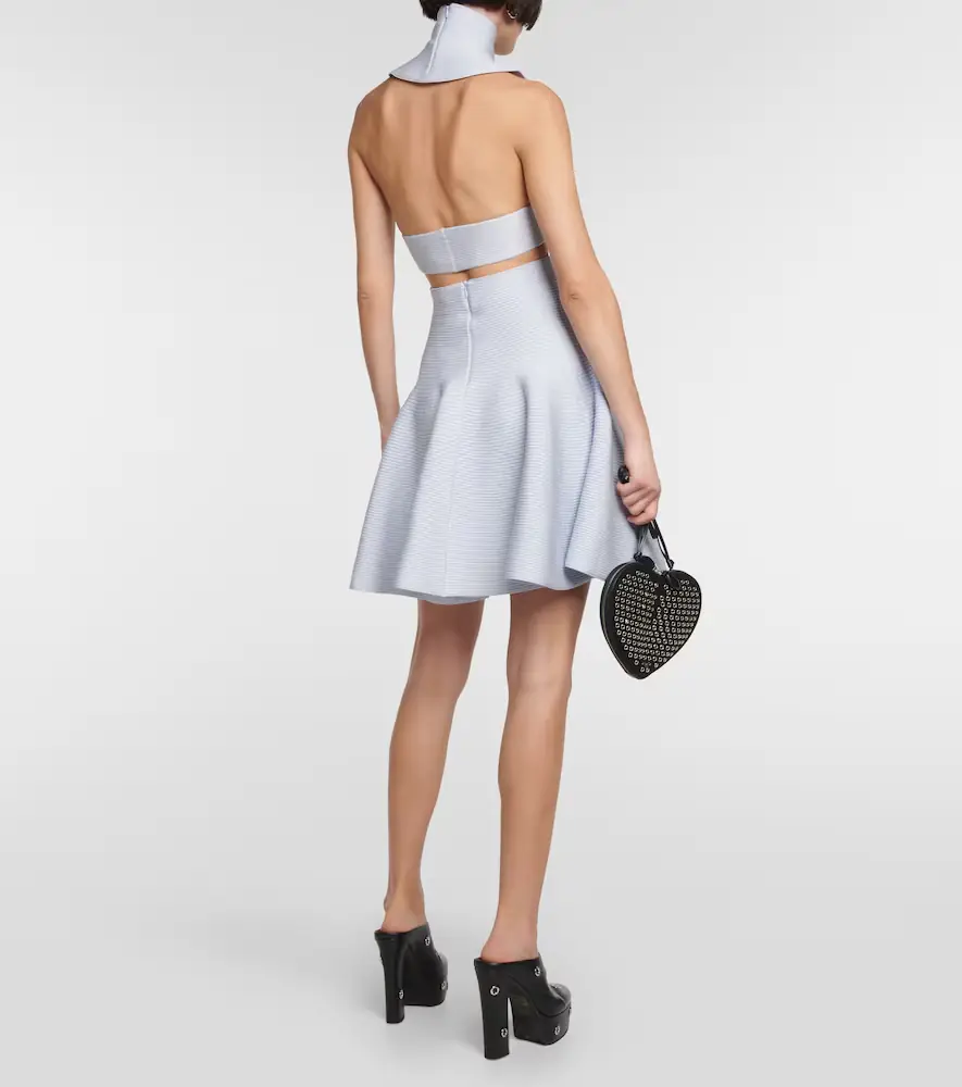 ALAÏA ALAÏA Ribbed-knit miniskirt | Thumbnail 4 ALAÏA ALAÏA Ribbed-knit miniskirt | Thumbnail 4