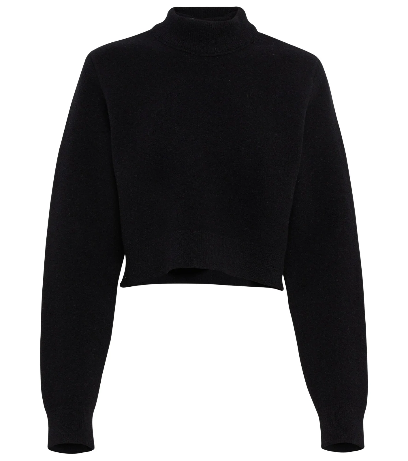 ALAÏA Cropped virgin wool turtleneck sweater ALAÏA Cropped virgin wool turtleneck sweater