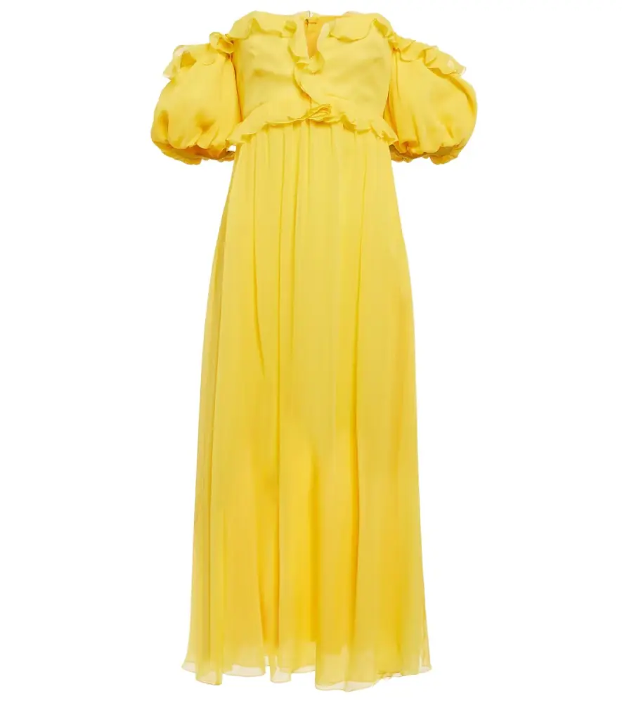 Giambattista Valli Off-the-shoulder silk gown | Image 1 Giambattista Valli Off-the-shoulder silk gown | Image 1