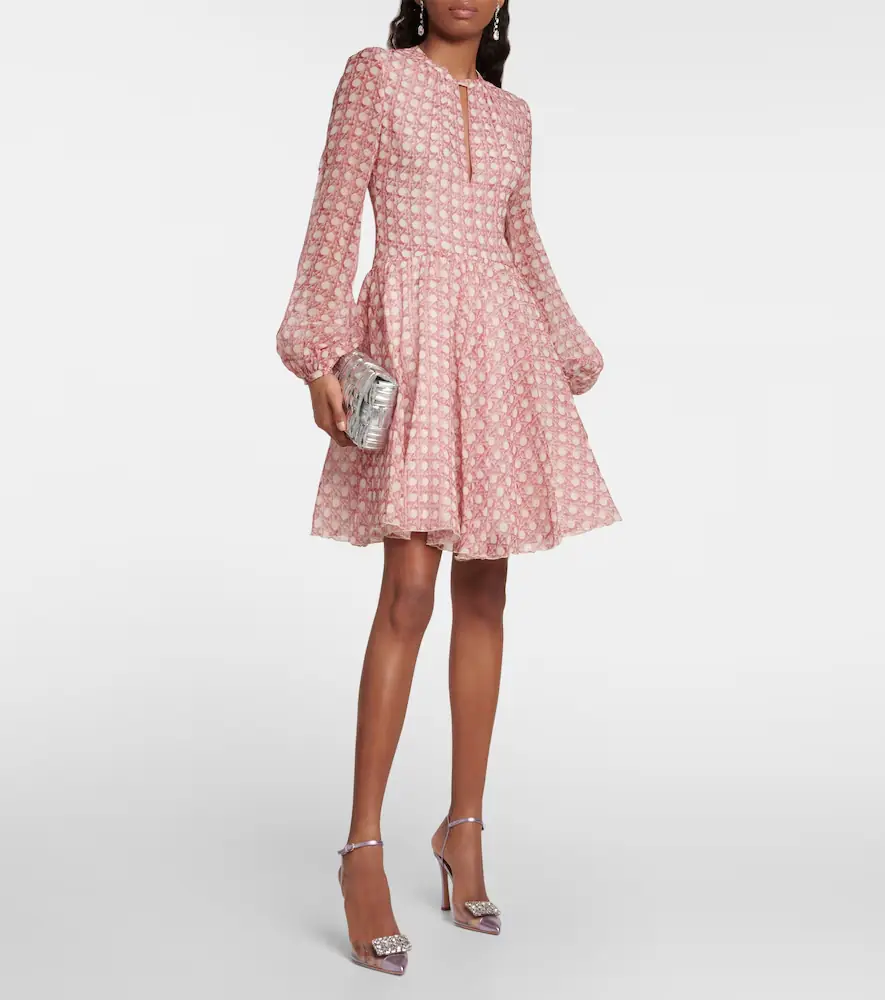 Giambattista Valli Silk georgette minidress | Thumbnail 2