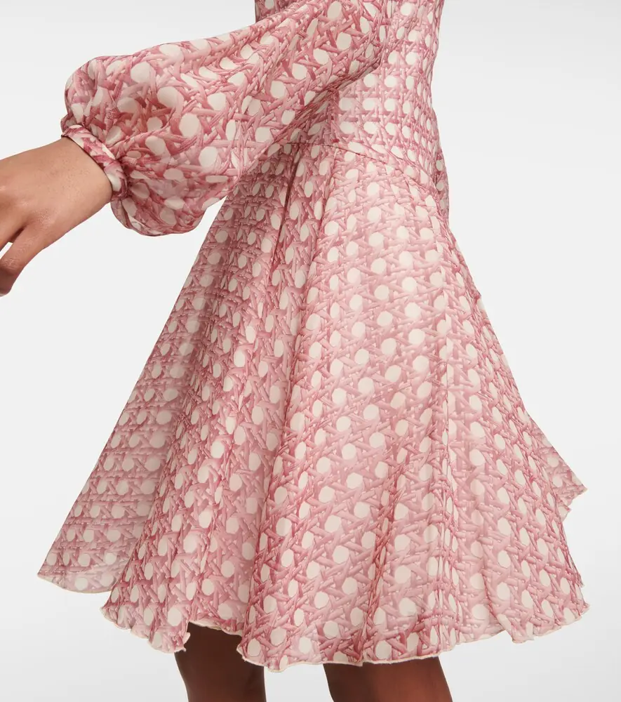 Giambattista Valli Silk georgette minidress | Thumbnail 3