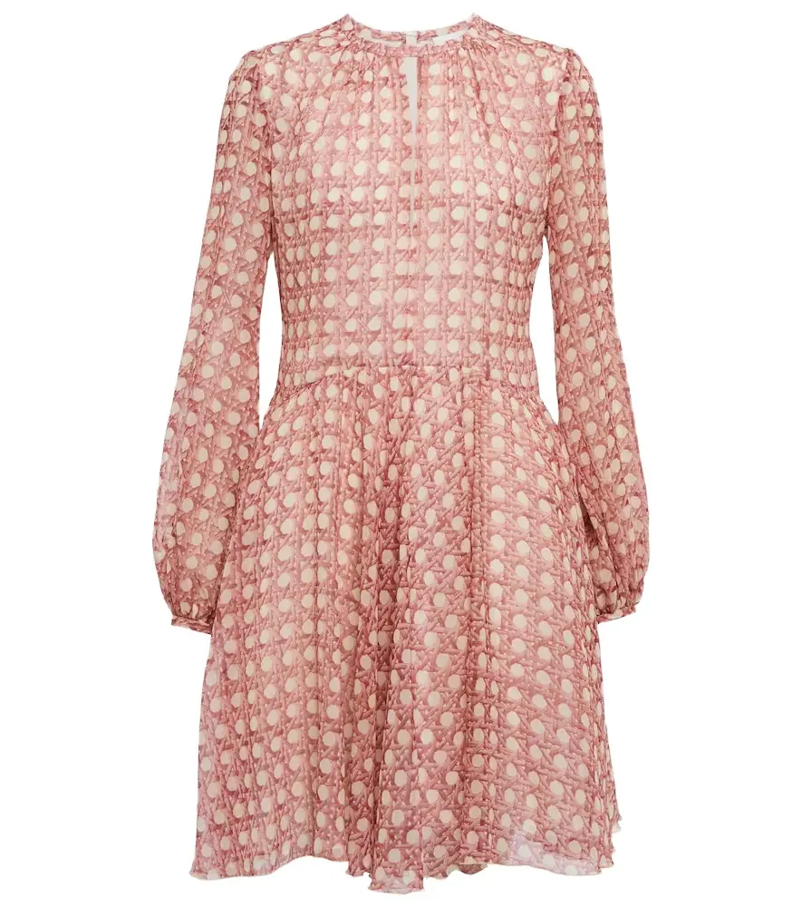 Giambattista Valli Silk georgette minidress