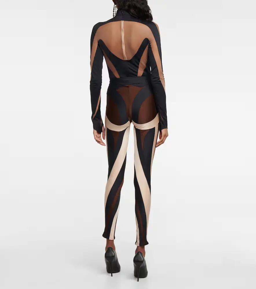 Mugler Paneled bodysuit | Thumbnail 3 Mugler Paneled bodysuit | Thumbnail 3