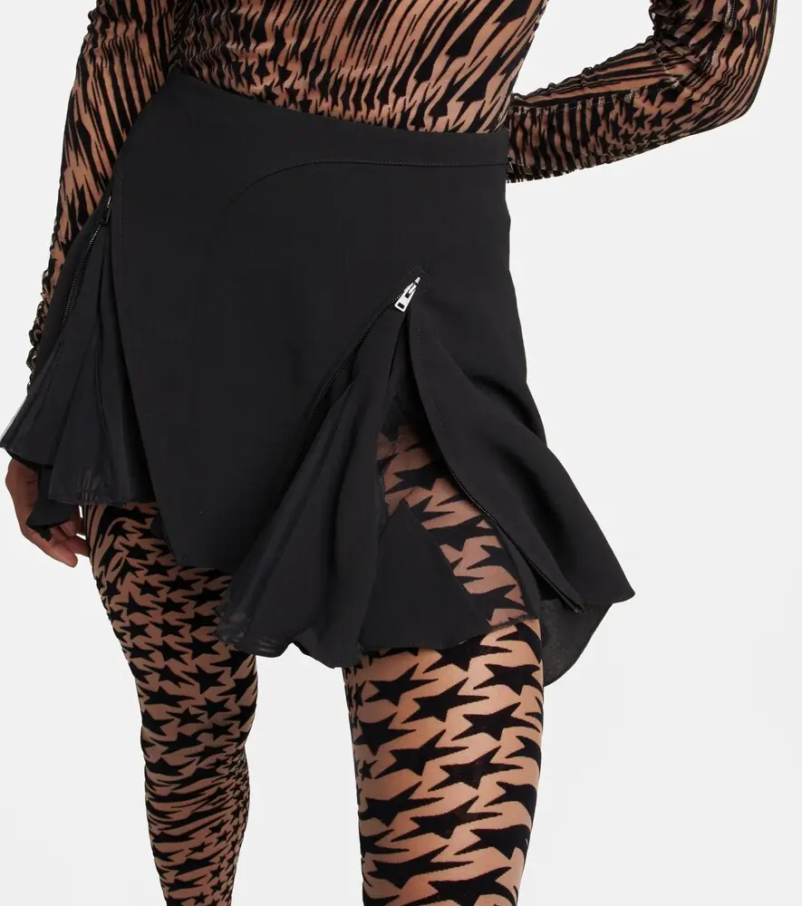 Mugler Asymmetrical high-rise miniskirt | Thumbnail 4 Mugler Asymmetrical high-rise miniskirt | Thumbnail 4