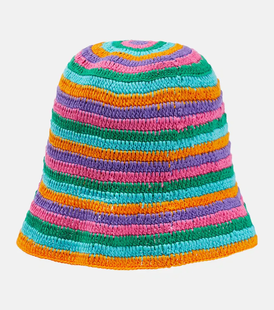 Anna Kosturova Striped crochet bucket hat | Thumbnail 2
