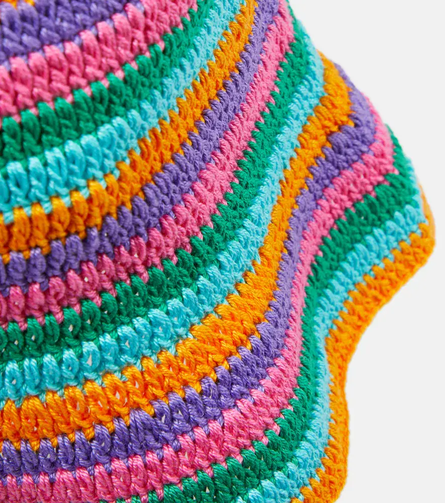 Anna Kosturova Striped crochet bucket hat | Thumbnail 3