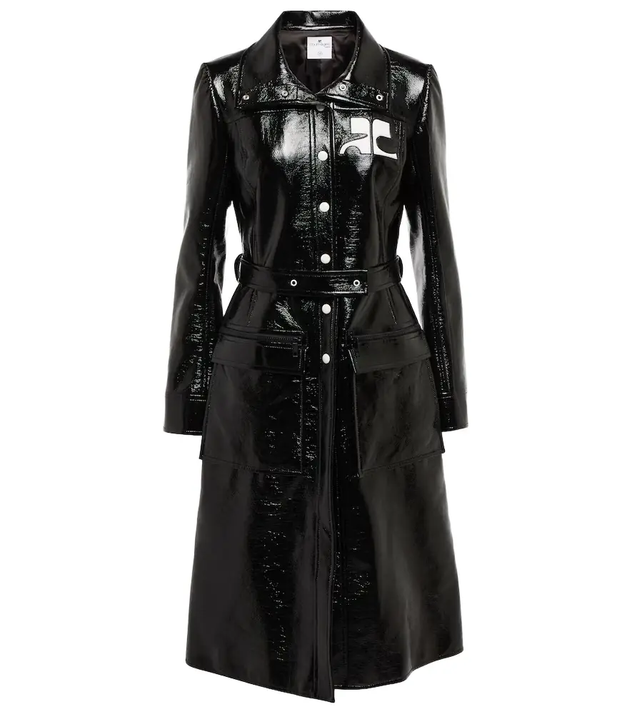 Courreges Courrèges Logo cotton-blend trench coat | Image 1 Courreges Courrèges Logo cotton-blend trench coat | Image 1