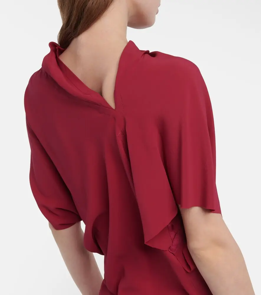 Rick Owens Asymmetrical silk-blend top | Thumbnail 2 Rick Owens Asymmetrical silk-blend top | Thumbnail 2