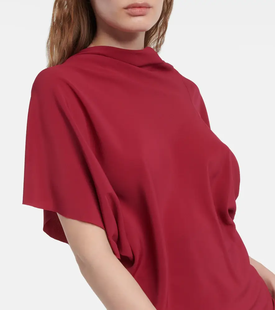 Rick Owens Asymmetrical silk-blend top | Thumbnail 3 Rick Owens Asymmetrical silk-blend top | Thumbnail 3