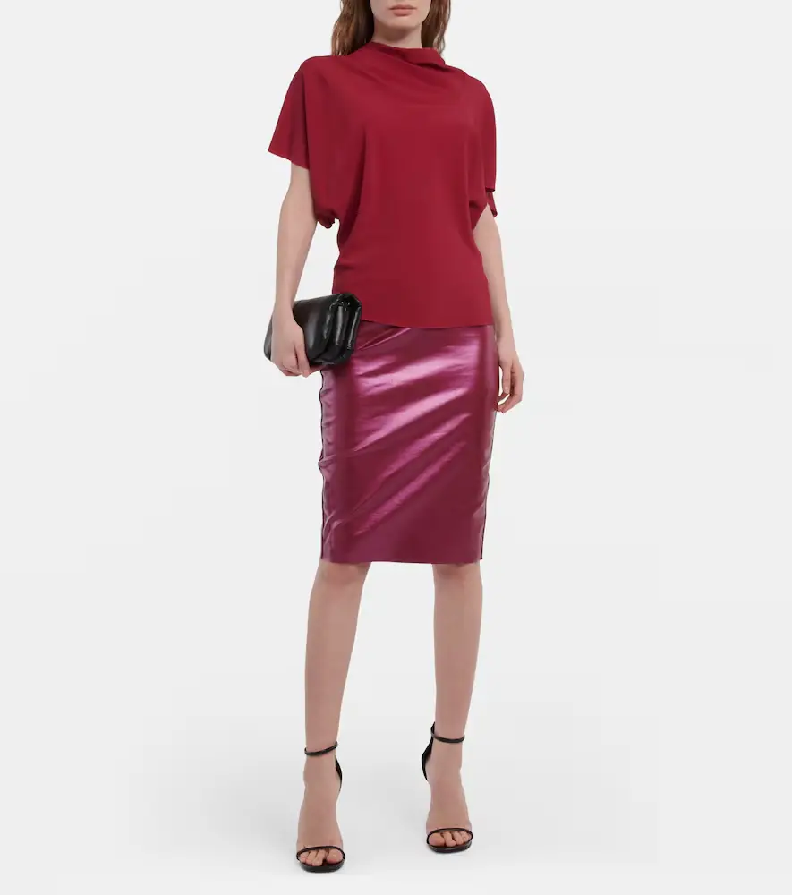Rick Owens Asymmetrical silk-blend top | Thumbnail 5 Rick Owens Asymmetrical silk-blend top | Thumbnail 5