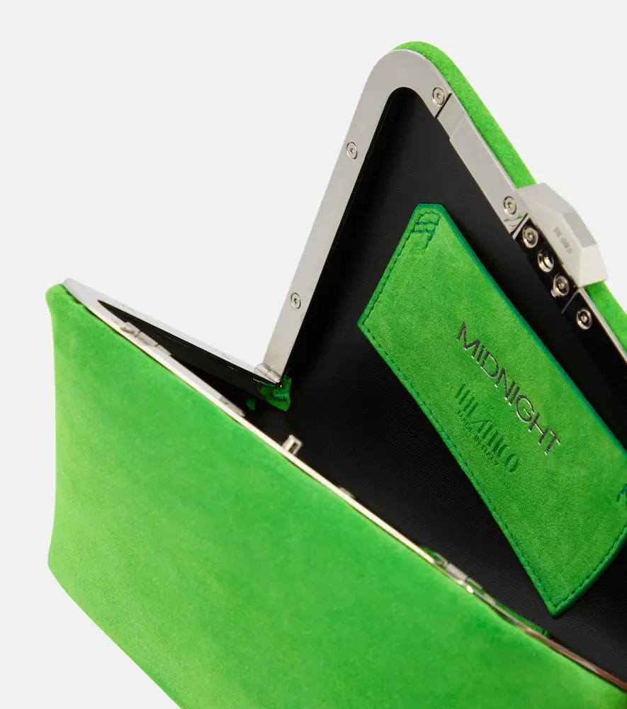The Attico Midnight suede leather clutch | Thumbnail 2 The Attico Midnight suede leather clutch | Thumbnail 2