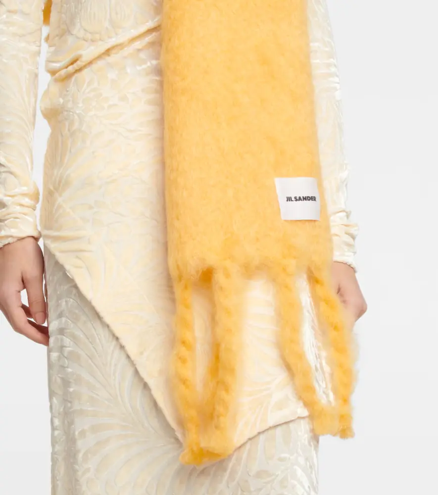 Jil Sander Mohair and wool-blend scarf | Thumbnail 5