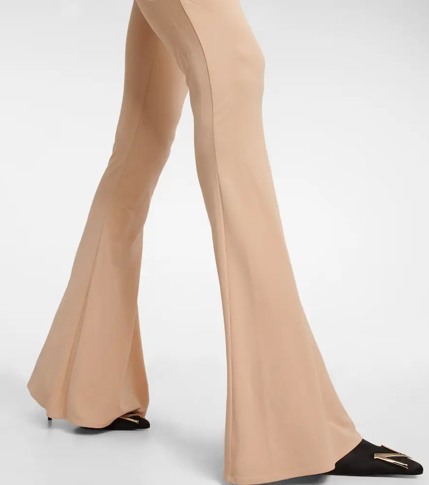 Magda Butrym High-rise jersey flared pants | Thumbnail 2