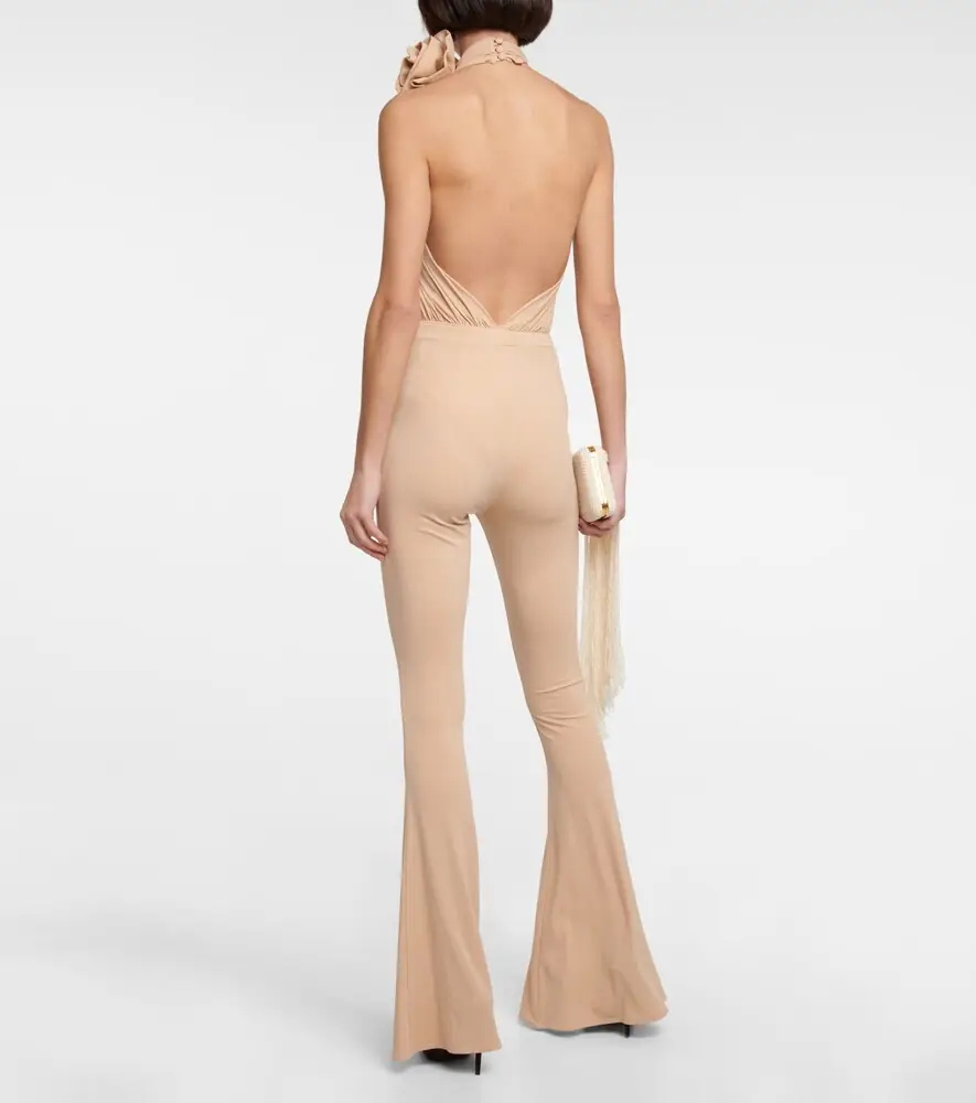 Magda Butrym High-rise jersey flared pants | Thumbnail 3