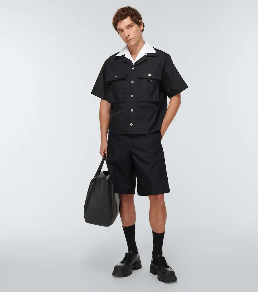 Prada Re-Nylon bermuda shorts | Thumbnail 2 Prada Re-Nylon bermuda shorts | Thumbnail 2