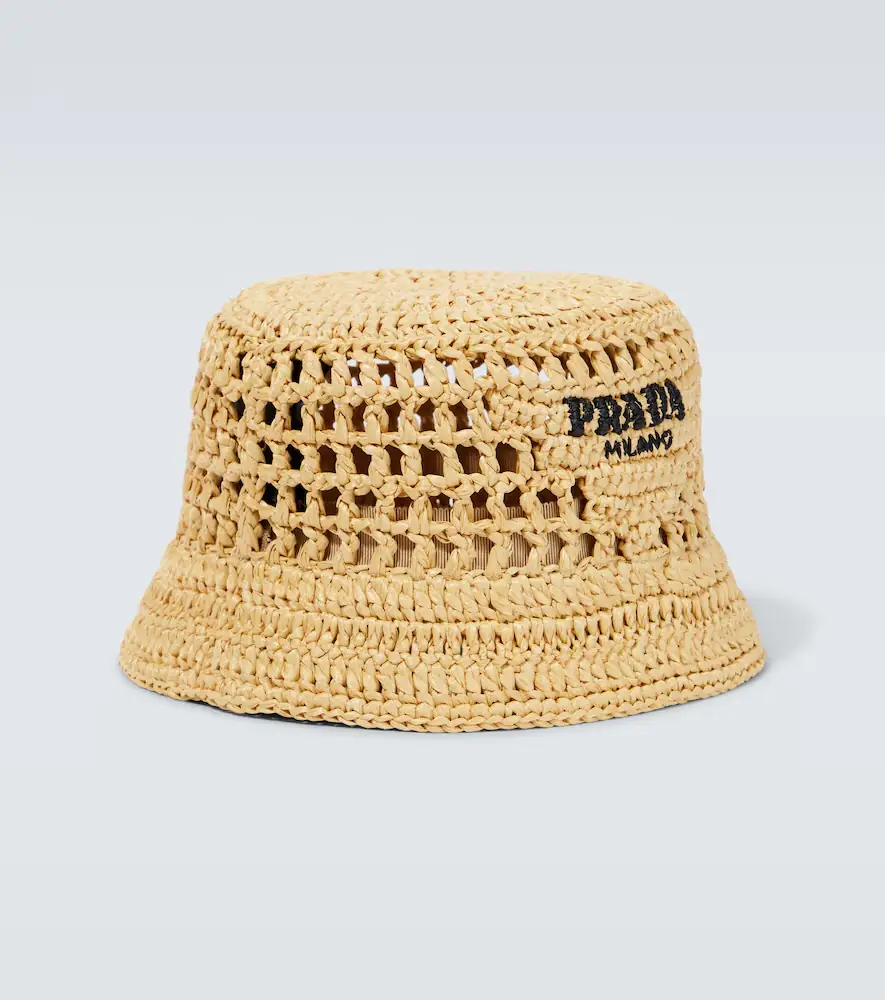 Prada Raffia bucket hat | Thumbnail 2