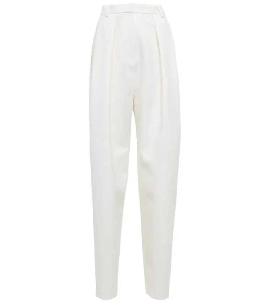 Magda Butrym Silk and wool tapered pants