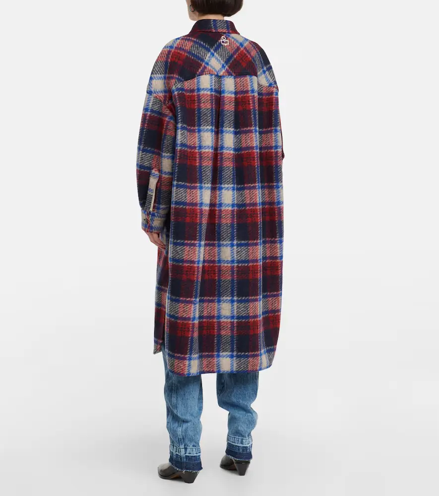 Marant Étoile Fontizi checked coat | Thumbnail 2 Marant Étoile Fontizi checked coat | Thumbnail 2