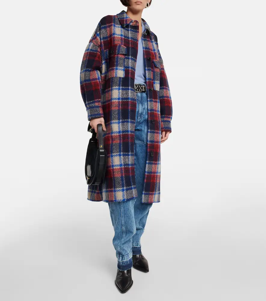 Marant Étoile Fontizi checked coat | Thumbnail 6 Marant Étoile Fontizi checked coat | Thumbnail 6