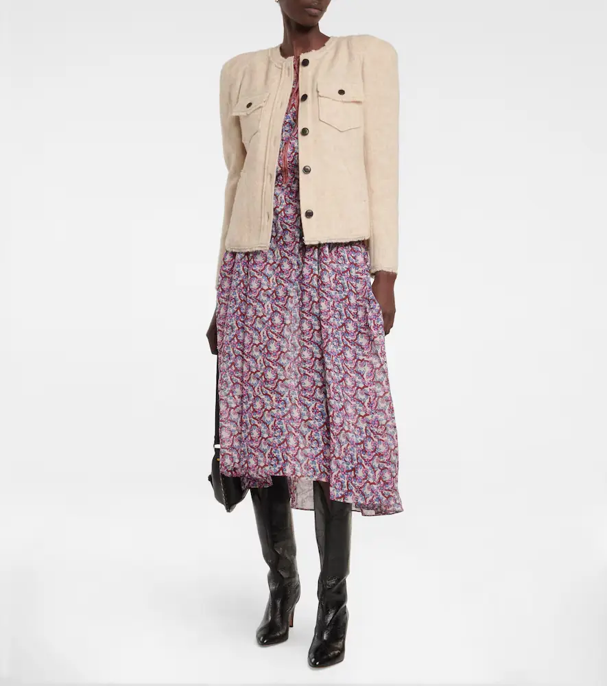 Marant Étoile Nelly wool-blend jacket | Thumbnail 3 Marant Étoile Nelly wool-blend jacket | Thumbnail 3
