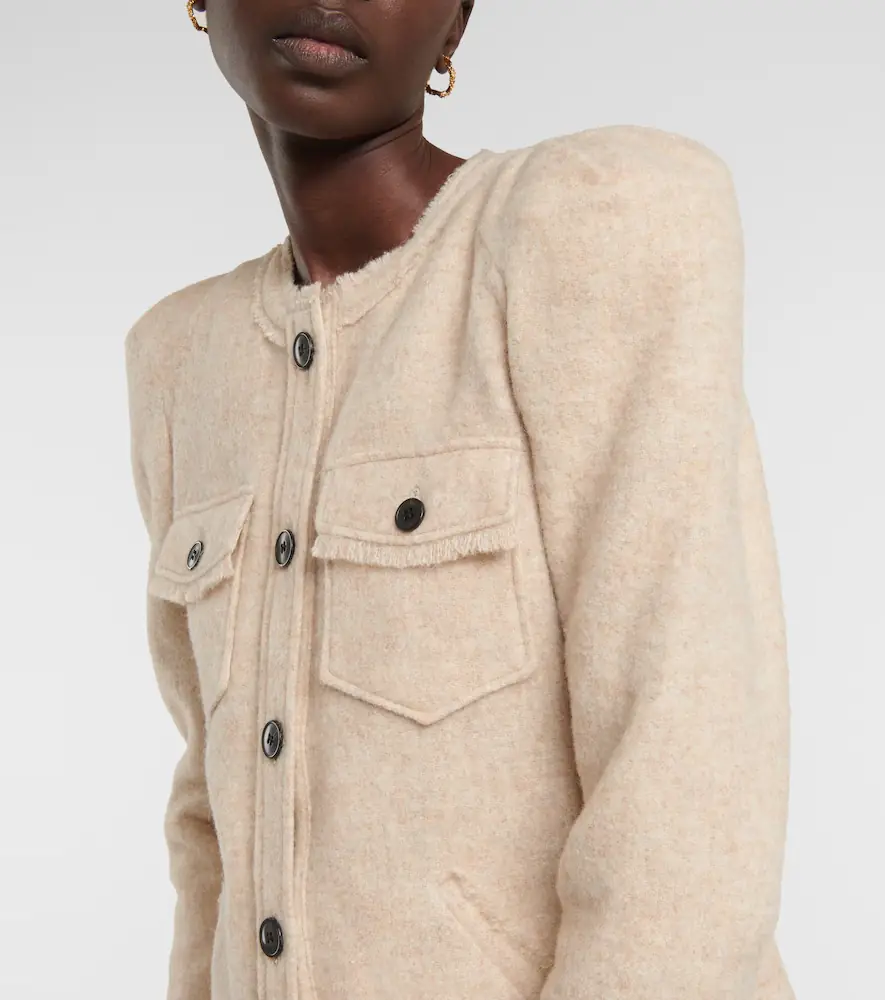 Marant Étoile Nelly wool-blend jacket | Thumbnail 4 Marant Étoile Nelly wool-blend jacket | Thumbnail 4