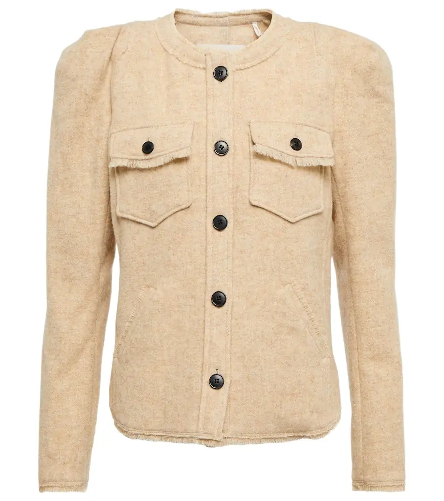 Marant Etoile Nelly wool-blend jacket | Image 1 Marant Etoile Nelly wool-blend jacket | Image 1