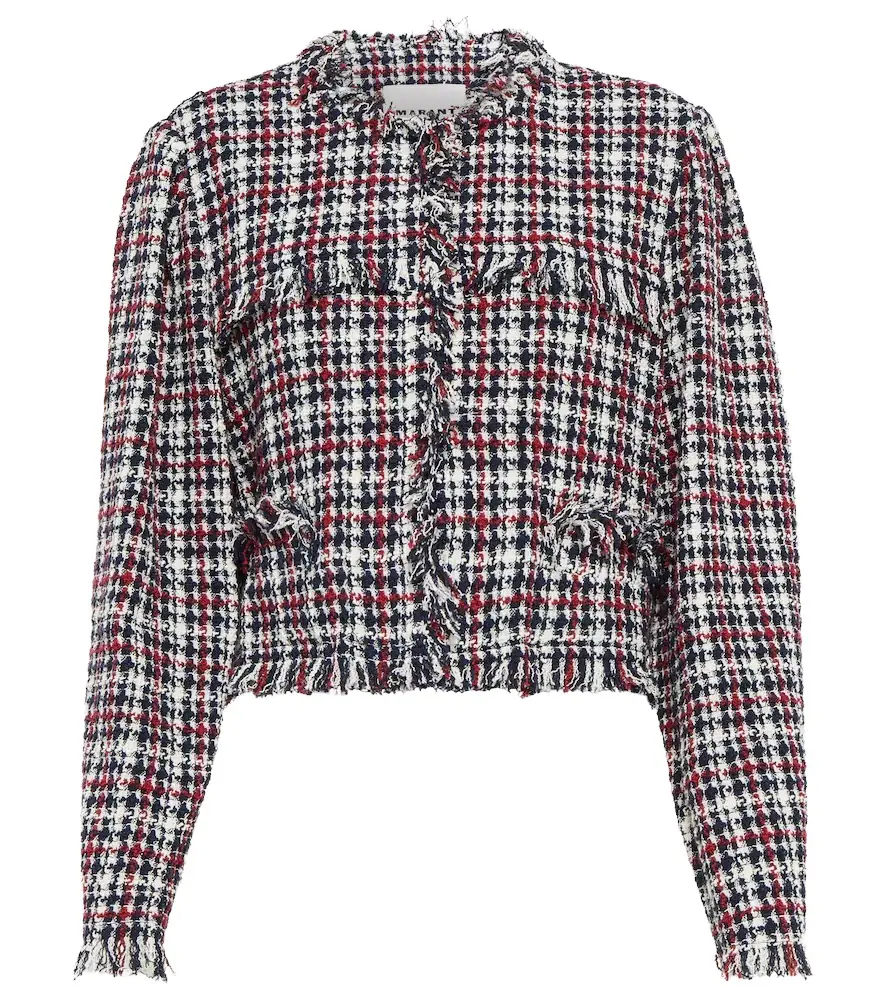 Marant Etoile Cotton-blend tweed jacket | Image 1 Marant Etoile Cotton-blend tweed jacket | Image 1