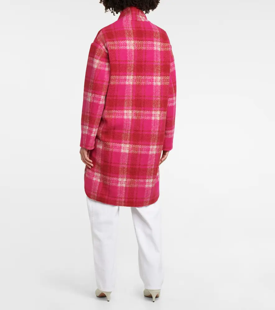 Marant Étoile Gabriel checked flannel coat | Thumbnail 2 Marant Étoile Gabriel checked flannel coat | Thumbnail 2