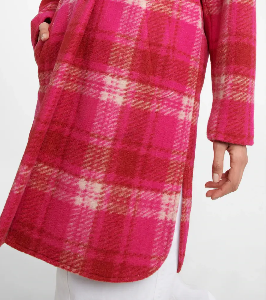 Marant Étoile Gabriel checked flannel coat | Thumbnail 3 Marant Étoile Gabriel checked flannel coat | Thumbnail 3