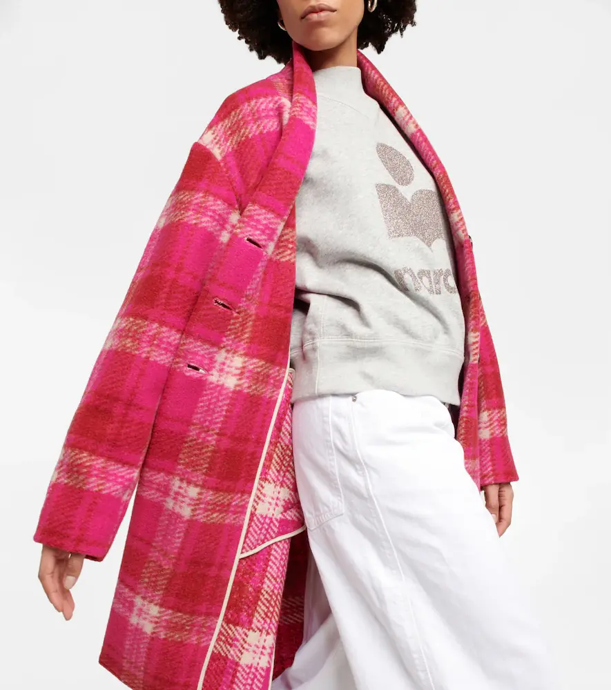 Marant Étoile Gabriel checked flannel coat | Thumbnail 5 Marant Étoile Gabriel checked flannel coat | Thumbnail 5