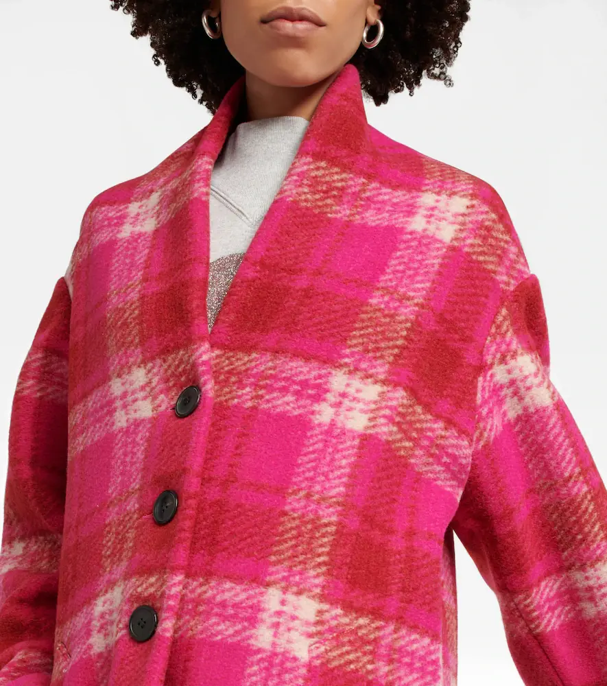 Marant Étoile Gabriel checked flannel coat | Thumbnail 6 Marant Étoile Gabriel checked flannel coat | Thumbnail 6