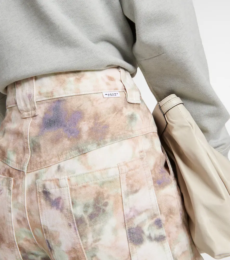 Marant Étoile Vayoneo printed denim cargo pants | Thumbnail 4