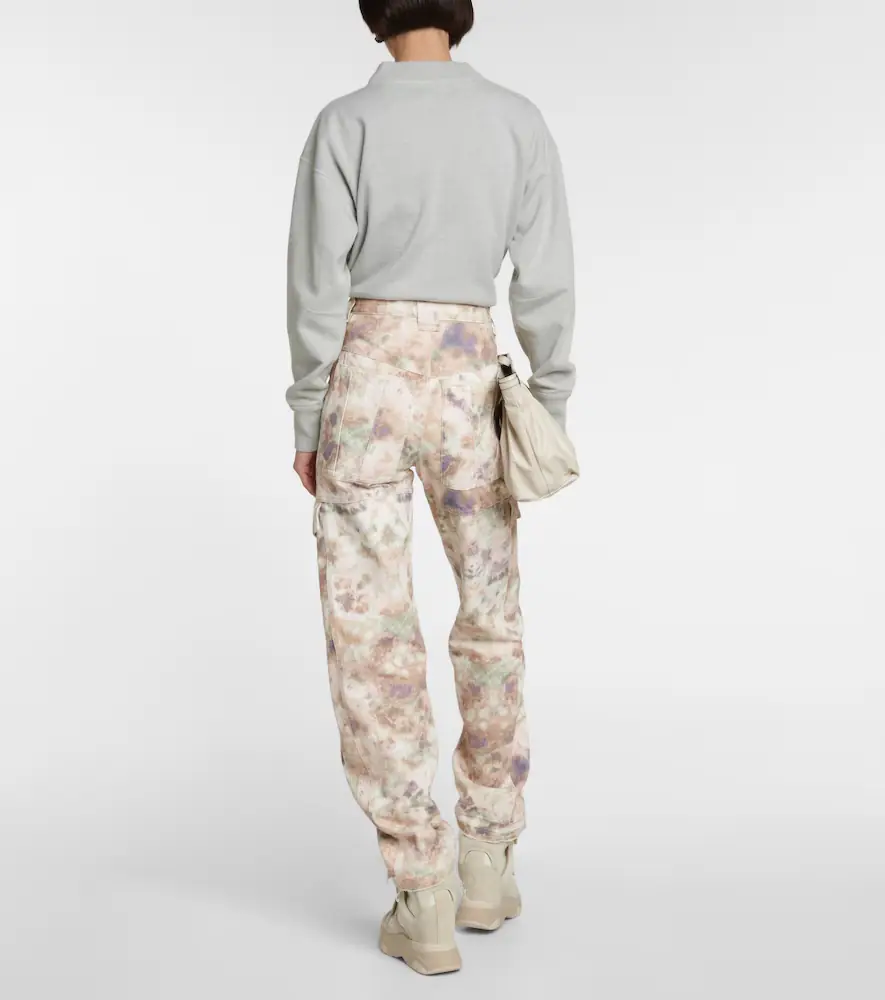 Marant Étoile Vayoneo printed denim cargo pants | Thumbnail 6