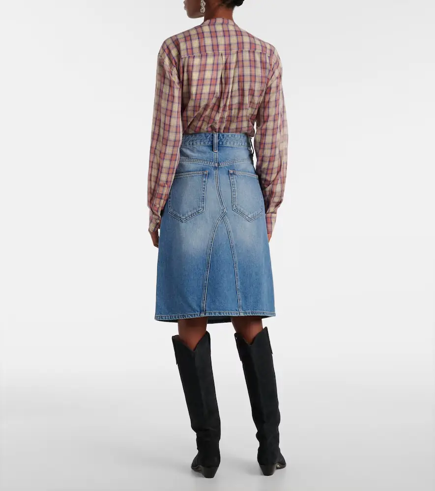 Marant Étoile Fiali denim midi skirt | Thumbnail 3