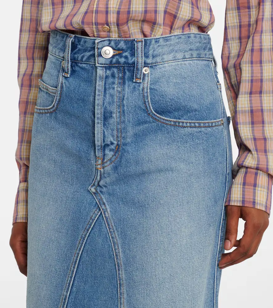 Marant Étoile Fiali denim midi skirt | Thumbnail 4