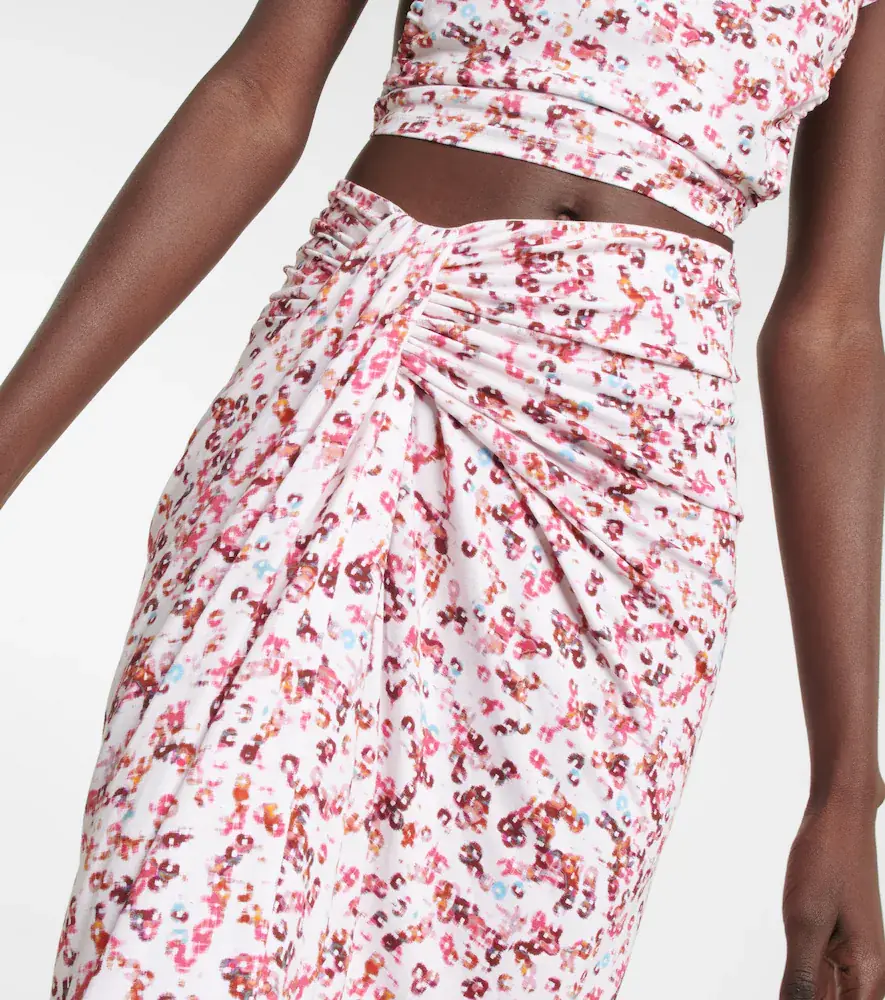 Marant Étoile Jeldia printed jersey midi skirt | Thumbnail 4