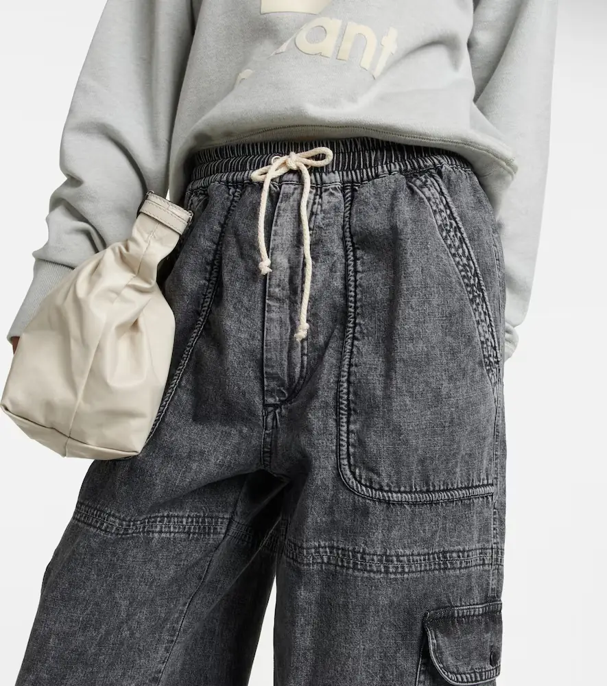 Marant Étoile Viamao high-rise cotton pants | Thumbnail 2