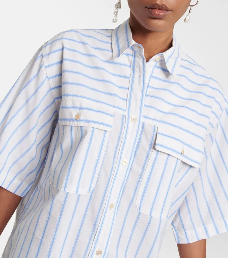 Marant Étoile Nulenci striped cotton shirt | Thumbnail 2