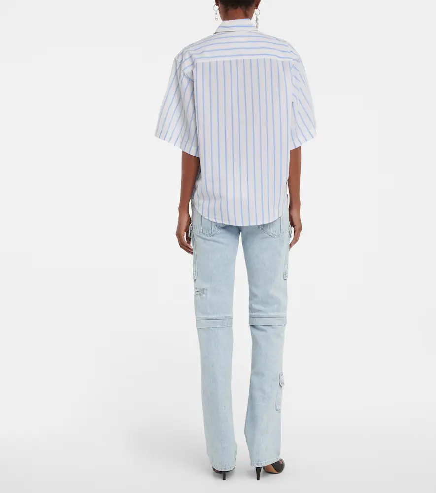 Marant Étoile Nulenci striped cotton shirt | Thumbnail 4